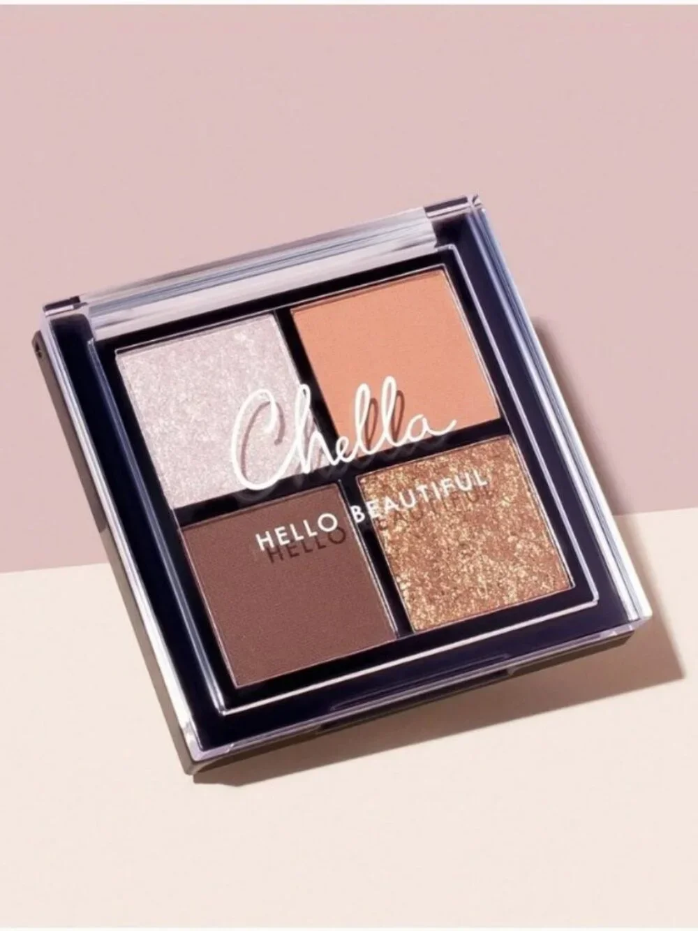 Chella La Vie HELLO BEAUTIFUL Neutral Eyeshadow Palette Quad